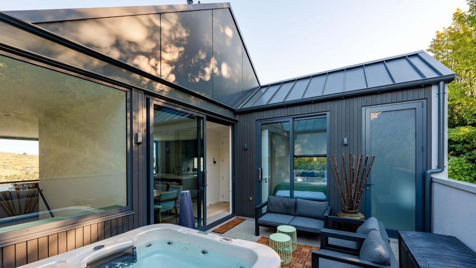 クイーンズタウン The Tiers- Hot Tub- Ac- Bbq- Free Parkingヴィラ エクステリア 写真